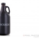 Growler bottle product photography