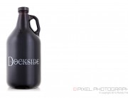 Growler bottle product photography