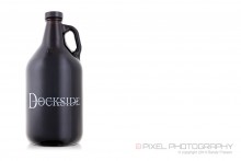 Growler bottle product photography