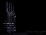 Wine bottle product photography