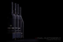 Wine bottle product photography